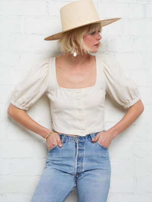 Linen Kimmie Top