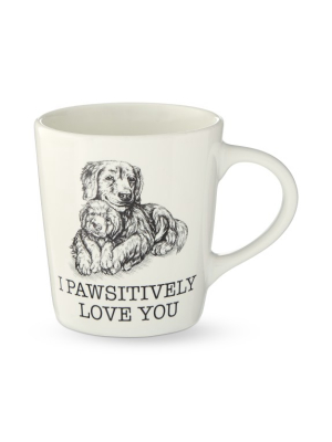 I Pawsitively Love You Mug