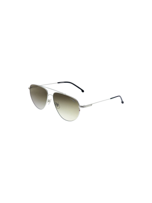 Carrera 2014/t/s 010 Ha Unisex Pilot Sunglasses Silver 56mm