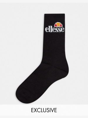 Ellesse Barolo Socks In Black Exclusive At Asos