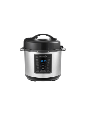 Crock-pot Express Crock 6qt Pressure Cooker Slow Cooker 8-in-1 Multi-cooker Stainless Steel Sccppc600-v1