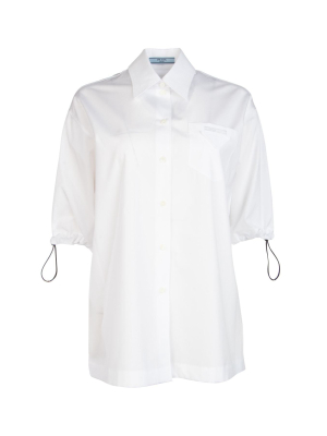 Prada Chest-pocket Balloon Sleeve Shirt