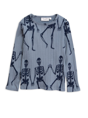 Mini Rodini Skeleton Long Sleeve Tee