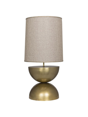 Noir Pulan Gold Table Lamp