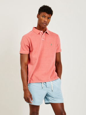 Iconic Mesh Polo Shirt Rose