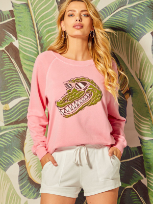 In A While Crocodile Sommers Sweatshirt | P. Bubblegum