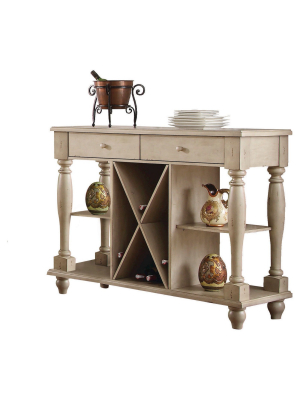 Abelin Server Antique White - Acme Furniture