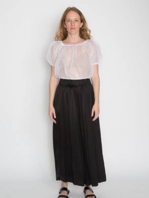 Palazzo Pant In Silk Charmeuse