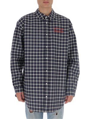 Martine Rose Oversized Check Shirt