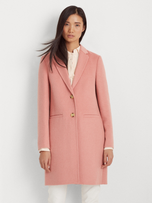 Two-button Wool-blend Coat