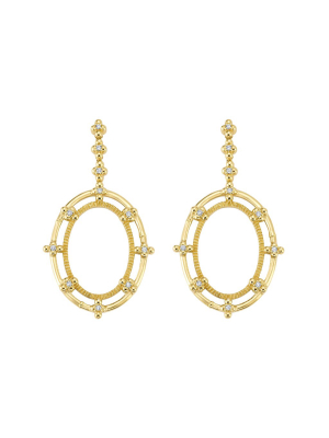 Oval Rattan Earrings