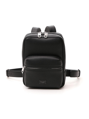 Dolce & Gabbana Logo Plaque Backpack