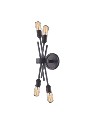 Xenia 4-light Wall Lamp In Oil Rubbed Bronze