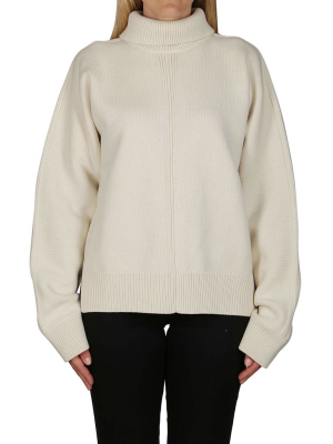 Jil Sander Back-slit Roll Neck Jumper