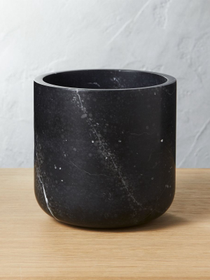 Black Marble Planter