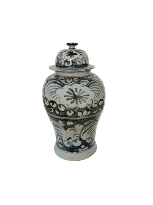 Sea Flower Temple Jar In Two Sizes