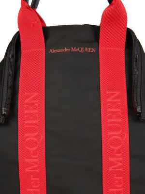 Alexander Mcqueen Logo Top Handle Backpack