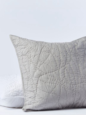 Manzanita Euro Sham - Pewter