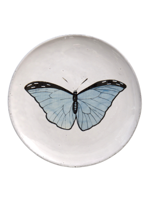 Blue Butterfly Plate