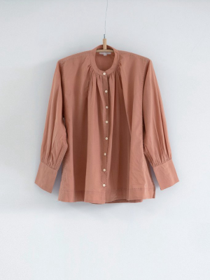 The Potter's Blouse In Pink Clay
