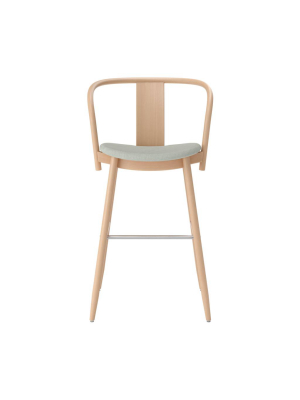 Icha Bar + Counter Chair: Upholstered