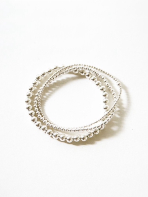 Karen Lazar Beaded Bracelets (3-pack)