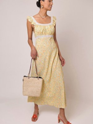 Farah - Yellow Summer Ditsy