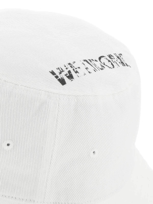 We11done Logo Bucket Hat