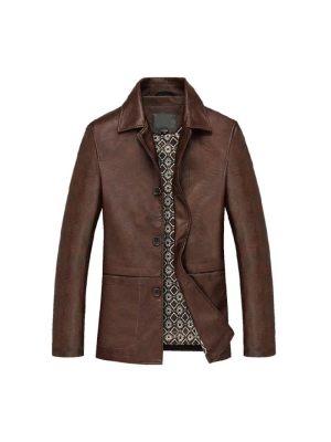 Pologize™ Split Leather Jacket