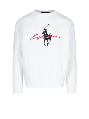 Polo Ralph Lauren Maxi Logo Print Sweatshirt