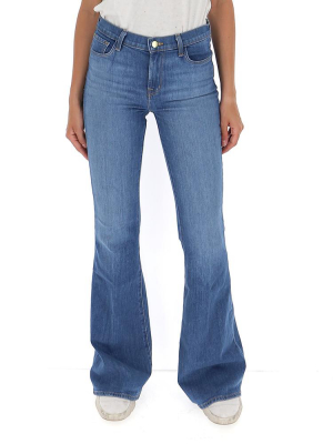 J Brand Valentina High-rise Flared Jeans