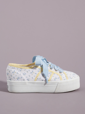 Superga X Loveshackfancy Floral Platform Sneakers