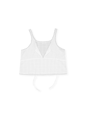 Lulu Cotton Batiste Crop Tank