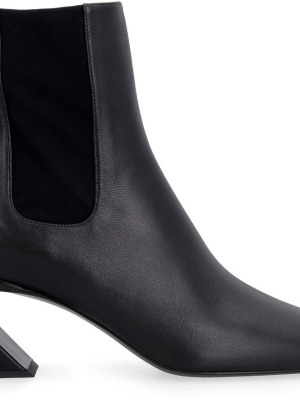 Jil Sander Sculpted Heel Chelsea Boots