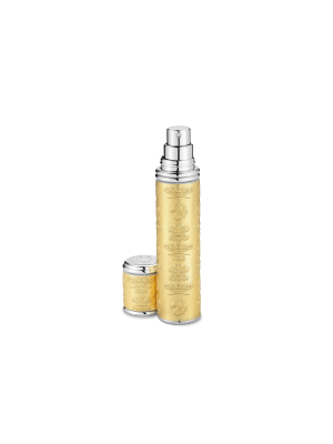 Gold With Silver Trim Pocket Atomizer