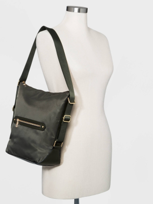 Studded Convertible Hobo Handbag - A New Day™