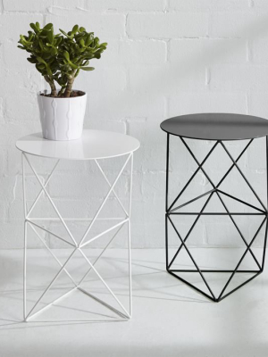 Amigo Modern Double Octahedron Pedestal