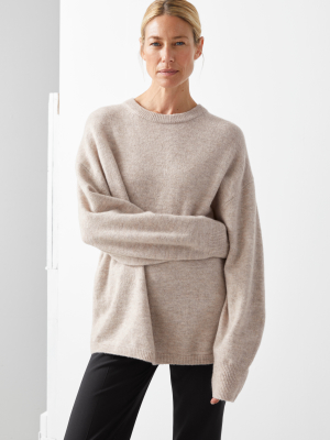 Oversized Wool Knit Jumper