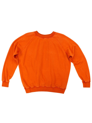 Jungmaven Bonfire Sweatshirt, Burnt Orange (unisex)