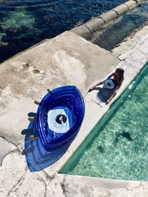 Sunnylife The Pool Greek Eye - Electric Blue