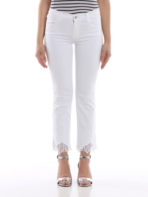 J Brand Selena Lace Trimmed Jeans