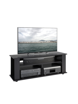 Bakersfield Ravenwood Tv Component Stand Black 55" - Corliving