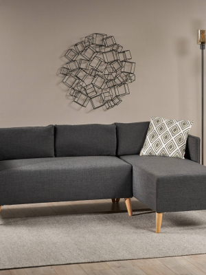 Augustus Mid-century Chaise Sectional - Christopher Knight Home