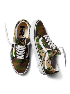 Customs Pixel Camo Old Skool