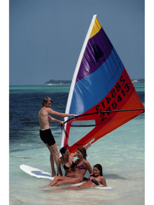 Slim Aarons “bahamas Windsurfing” Photograph