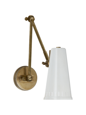 Antonio Adjustable Two Arm Wall Lamp In Various Colors And Designs