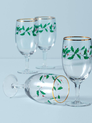 Holiday™ 4-piece Iced Beverage Glass Set