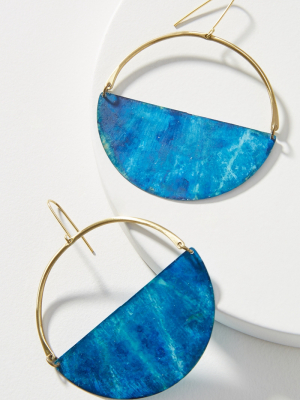 Sibilia Tie-dyed Hoop Earrings