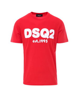 Dsquared2 Logo Print Crewneck T-shirt