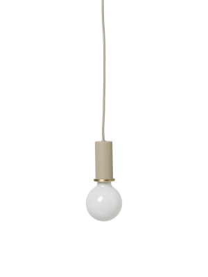 Socket Pendant Low In Cashmere